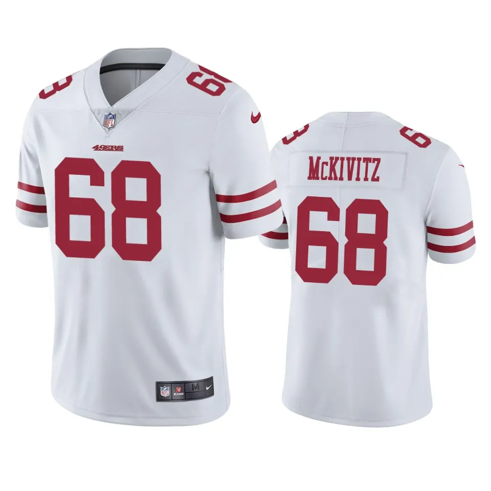 Colton McKivitz San Francisco 49ers Nike Vapor Untouchable Limited Jersey - White