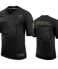 Daniel Brunskill San Francisco 49ers Nike 2020 Salute to Service Limited Jersey - Black