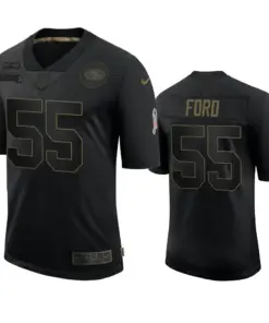 Dee Ford San Francisco 49ers Nike 2020 Salute to Service Limited Jersey - Black