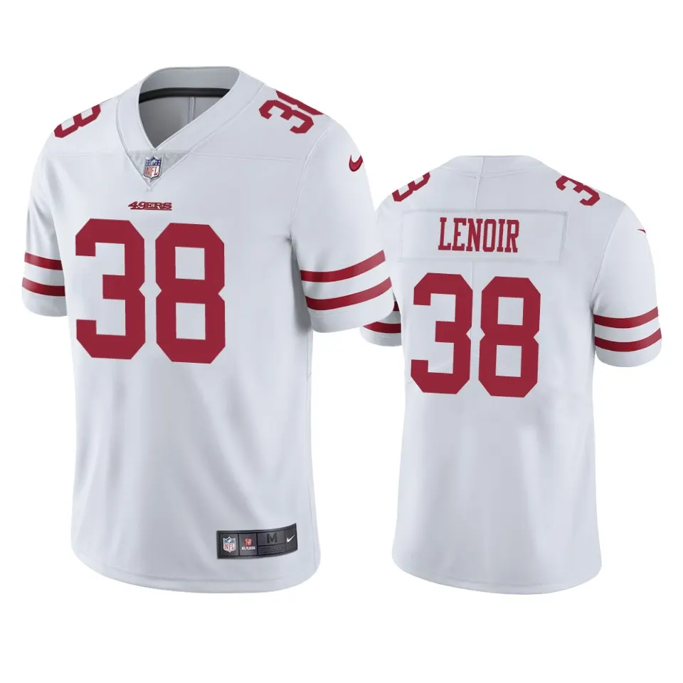 Deommodore Lenoir San Francisco 49ers Nike Vapor Limited Jersey - White