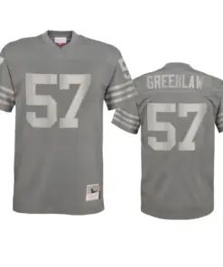 Dre Greenlaw San Francisco 49ers Mitchell & Ness Metal Replica Jersey - Grey