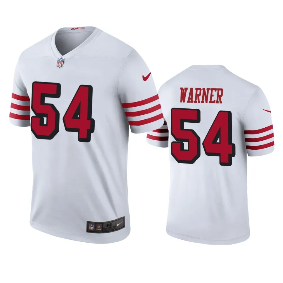 Fred Warner San Francisco 49ers Nike Color Rush Legend Jersey - White