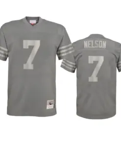 J.J. Nelson San Francisco 49ers Mitchell & Ness Metal Replica Jersey - Grey