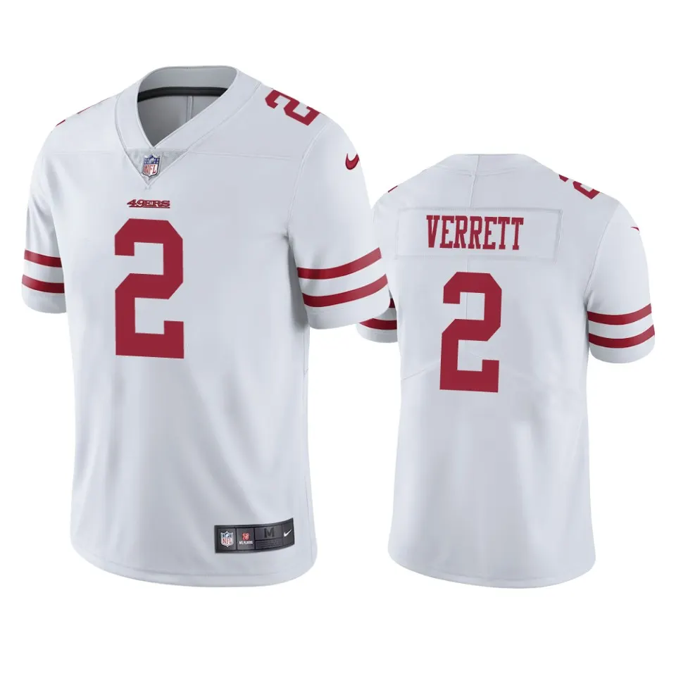 Jason Verrett San Francisco 49ers Nike Vapor Limited Jersey - White