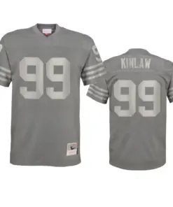 Javon Kinlaw San Francisco 49ers Mitchell & Ness Metal Replica Jersey - Grey