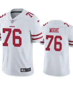 Jaylon Moore San Francisco 49ers Nike Vapor Limited Jersey - White