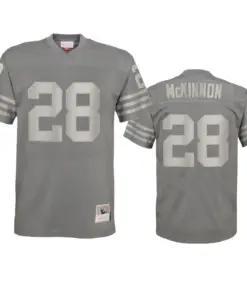 Jerick McKinnon San Francisco 49ers Mitchell & Ness Metal Replica Jersey - Grey