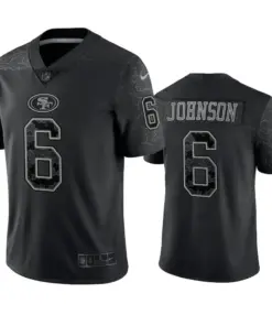 Marcus Johnson San Francisco 49ers Nike RFLCTV Limited Jersey - Anthracite