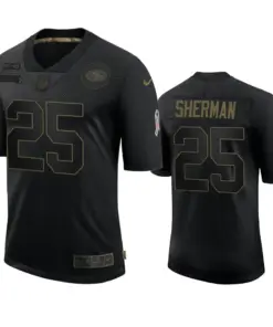 Richard Sherman San Francisco 49ers Nike 2020 Salute to Service Limited Jersey - Black