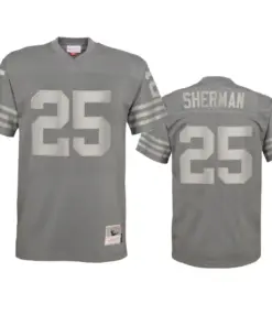 Richard Sherman San Francisco 49ers Mitchell & Ness Metal Replica Jersey - Grey