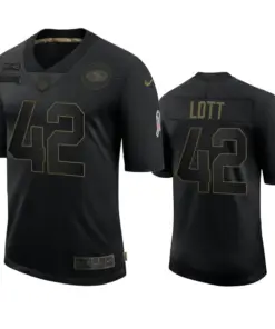 Ronnie Lott San Francisco 49ers Nike 2020 Salute to Service Retired Player Jersey - Black