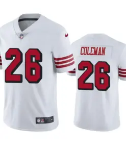 Tevin Coleman San Francisco 49ers Nike Color Rush Limited Jersey - White