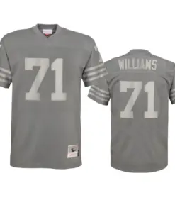 Trent Williams San Francisco 49ers Mitchell & Ness Metal Replica Jersey - Grey