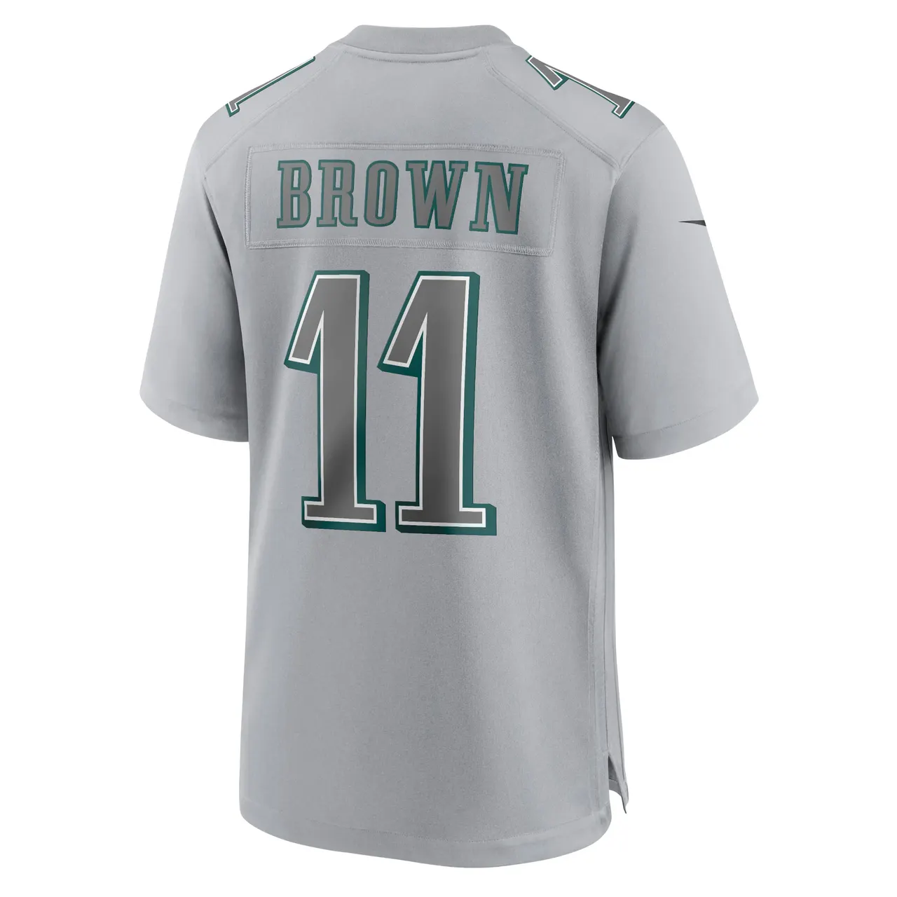 A.J. Brown Philadelphia Eagles Nike Atmosphere Fashion Game Jersey - Gray - Image 4