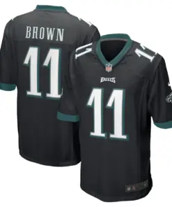 A.J. Brown Philadelphia Eagles Nike Game Jersey - Black