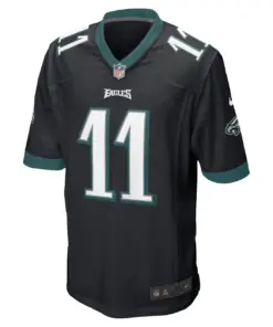 A.J. Brown Philadelphia Eagles Nike Game Jersey - Black - Image 3