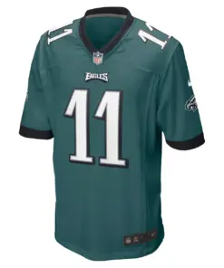 A.J. Brown Philadelphia Eagles Nike Game Jersey - Black - Image 6