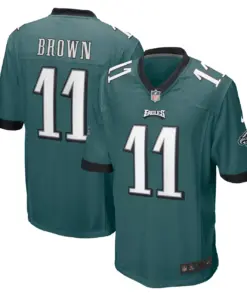A.J. Brown Philadelphia Eagles Nike Game Jersey - Black - Image 15