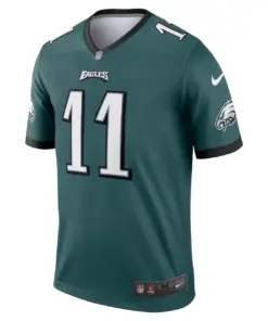 Alternative view of A.J. Brown Philadelphia Eagles Nike Legend Jersey - Midnight Green