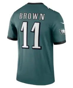 A.J. Brown Philadelphia Eagles Nike Legend Jersey - Midnight Green - Image 3