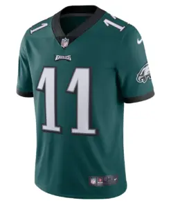 A.J. Brown Philadelphia Eagles Nike Vapor Limited Jersey - Midnight Green - Image 3