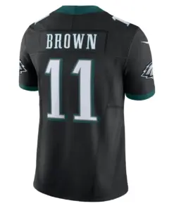 A.J. Brown Philadelphia Eagles Nike Vapor F.U.S.E. Limited Jersey - Black - Image 4
