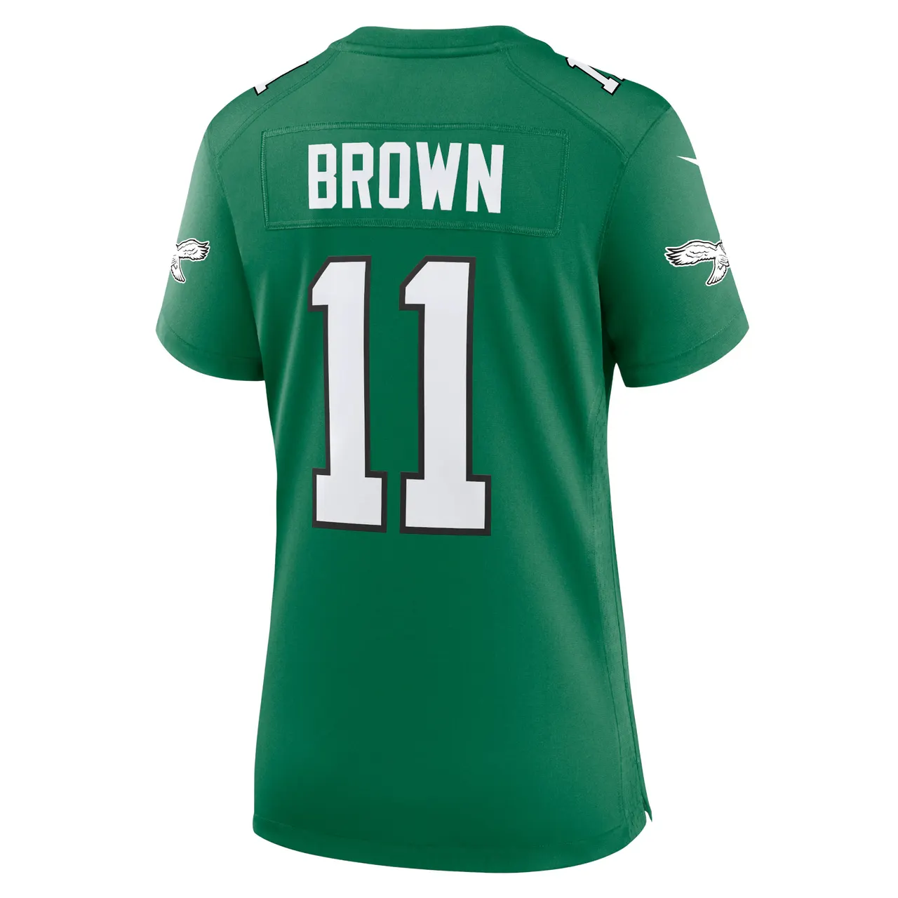 A.J. Brown Philadelphia Eagles Nike Women's Alternate Player Game Jersey - Kelly Green - Image 4