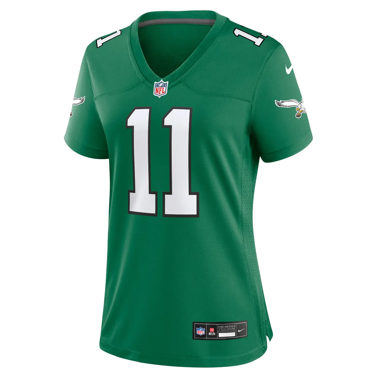A.J. Brown Philadelphia Eagles Nike Women's Alternate Player Game Jersey - Kelly Green - Image 3