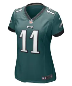 A.J. Brown Philadelphia Eagles Nike Women's Player Game Jersey - Black - Image 6