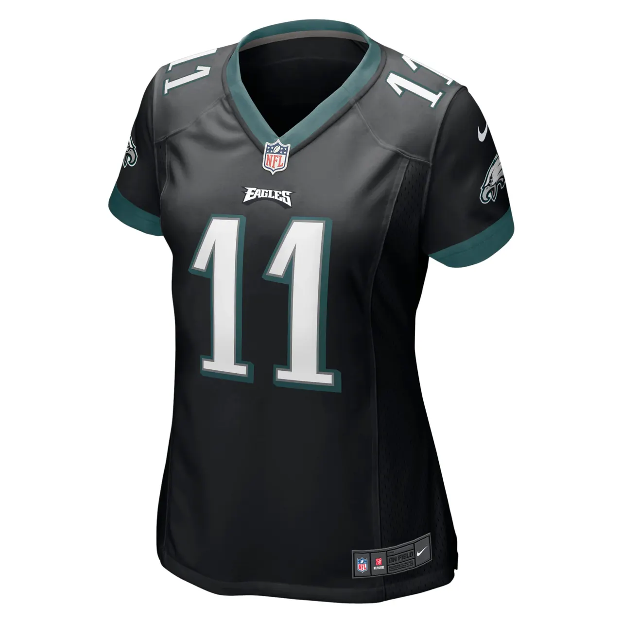 A.J. Brown Philadelphia Eagles Nike Women's Player Game Jersey - Midnight Green - Image 6