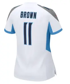 A.J. Brown Tennessee Titans Nike Women's Game Jersey - White - Image 4