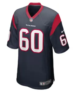 A.J. Cann Houston Texans Nike Game Player Jersey - Navy - Image 3