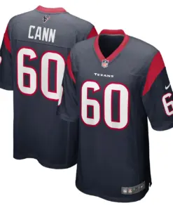 Alternative view of A.J. Cann Houston Texans Nike Game Player Jersey - Navy