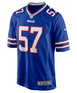 A.J. Epenesa Buffalo Bills Nike Game Player Jersey - Royal Blue - Image 3