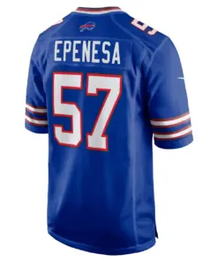 A.J. Epenesa Buffalo Bills Nike Game Player Jersey - Royal Blue - Image 4