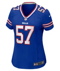 A.J. Epenesa Buffalo Bills Nike Women's Game Jersey - Royal Blue - Image 3