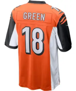 A.J. Green Cincinnati Bengals Nike Player Game Jersey - Orange - Image 3