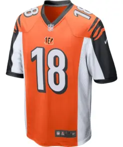 Alternative view of A.J. Green Cincinnati Bengals Nike Player Game Jersey - Orange