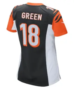 A.J. Green Cincinnati Bengals Nike Women's 50th Anniversary Patch Game Jersey - Black - Image 3