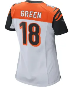 A.J. Green Cincinnati Bengals Nike Women's Game Jersey - White - Image 3