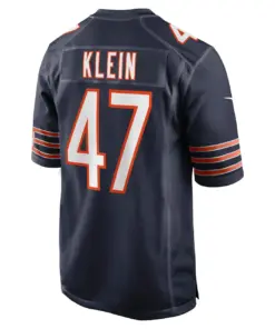 A.J. Klein Chicago Bears Nike Game Player Jersey - Navy - Image 4