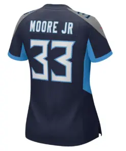 A.J. Moore Jr. Tennessee Titans Nike Women's Player Game Jersey - Navy - Image 4