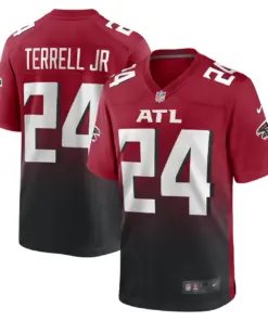 A.J. Terrell Jr. Atlanta Falcons Nike Game Jersey - Red