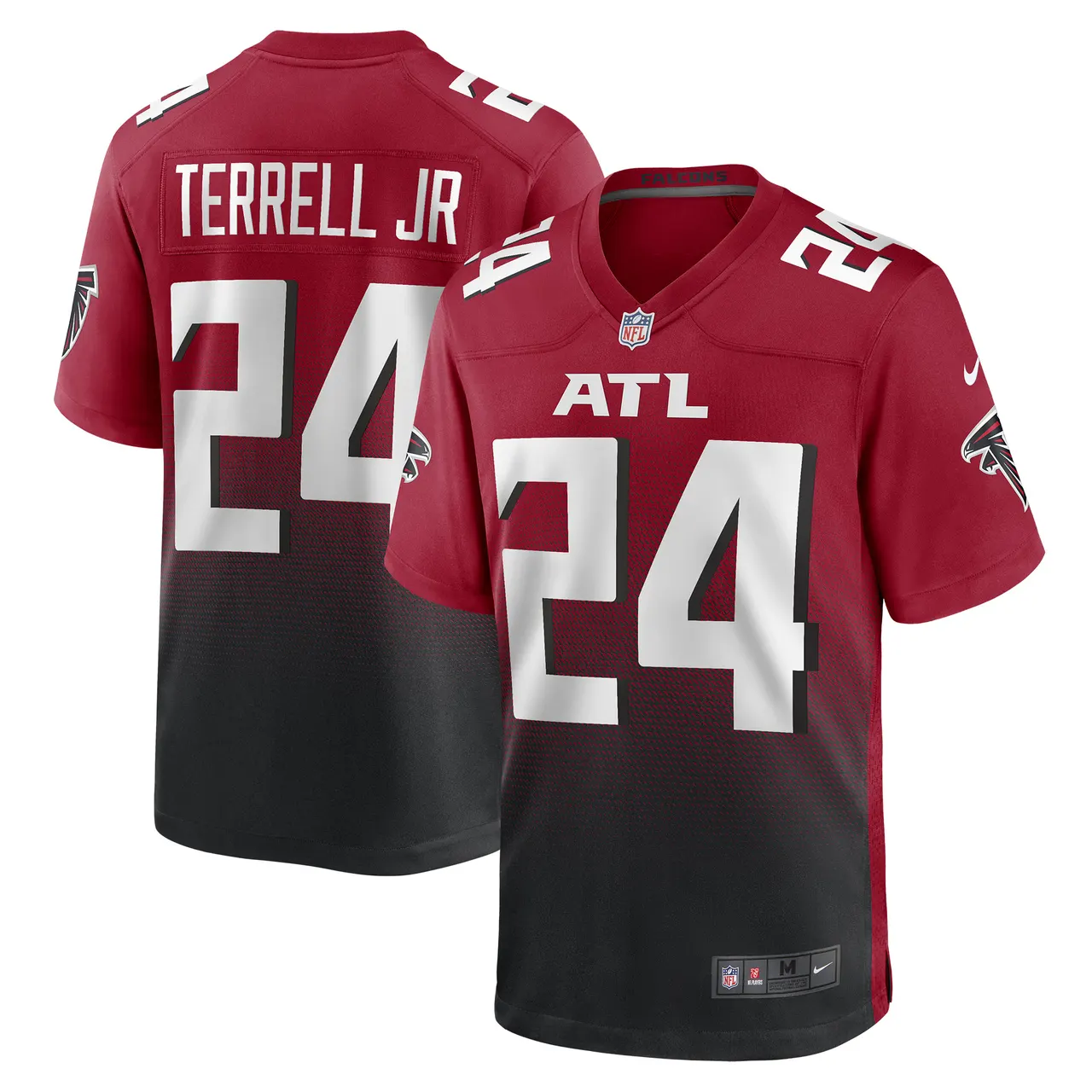 A.J. Terrell Jr. Atlanta Falcons Nike Game Jersey - Red