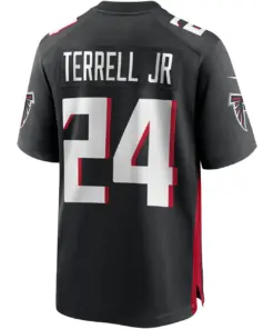 A.J. Terrell Jr. Atlanta Falcons Nike Player Game Jersey - Black - Image 4