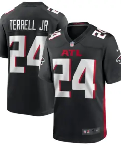 Alternative view of A.J. Terrell Jr. Atlanta Falcons Nike Player Game Jersey - Black