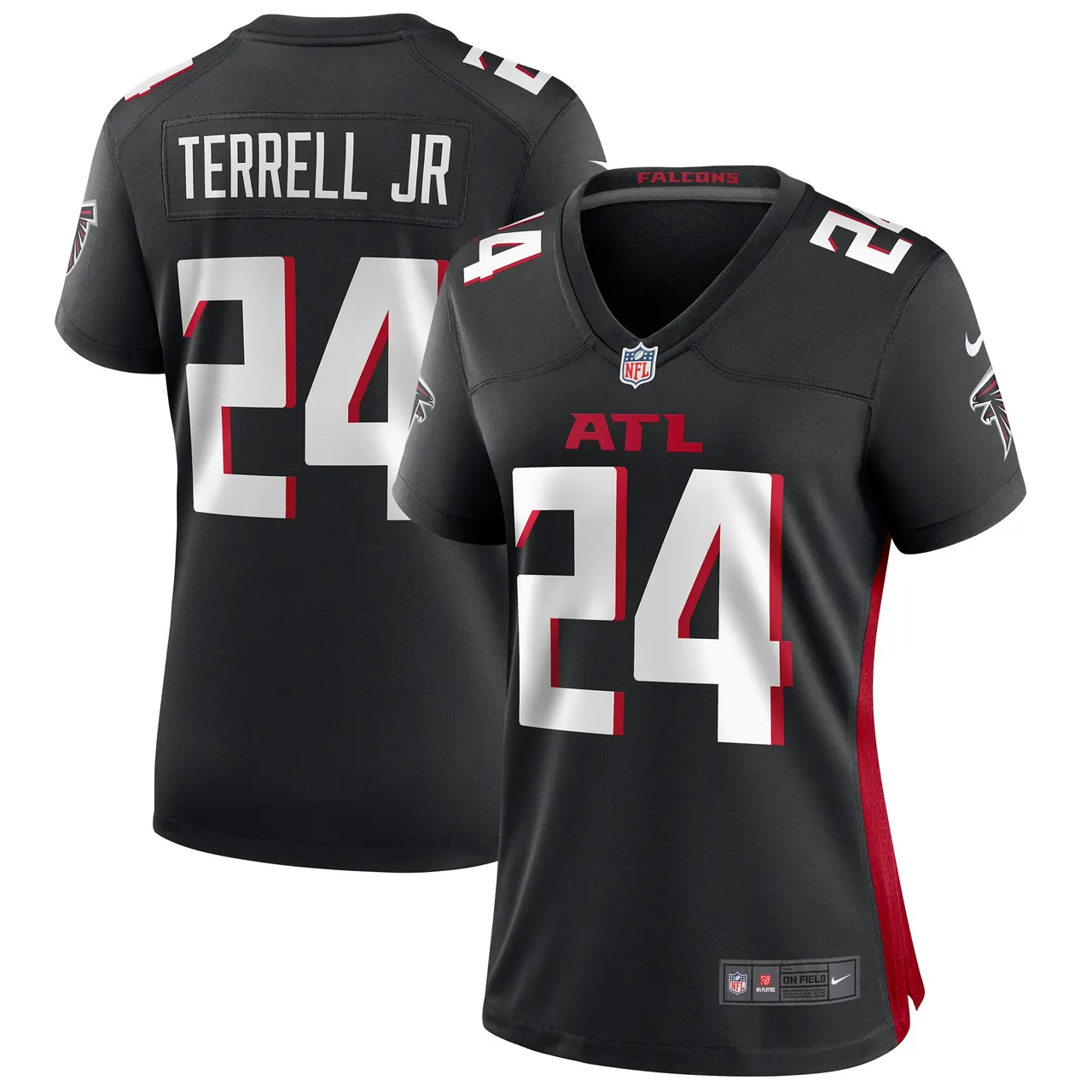 A.J. Terrell Jr. Atlanta Falcons Nike Women's Game Jersey - Red - Image 8