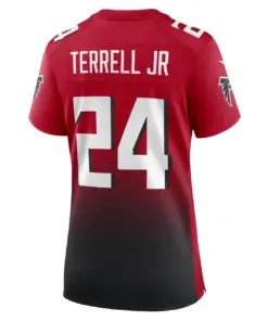 A.J. Terrell Jr. Atlanta Falcons Nike Women's Game Jersey - Red - Image 4
