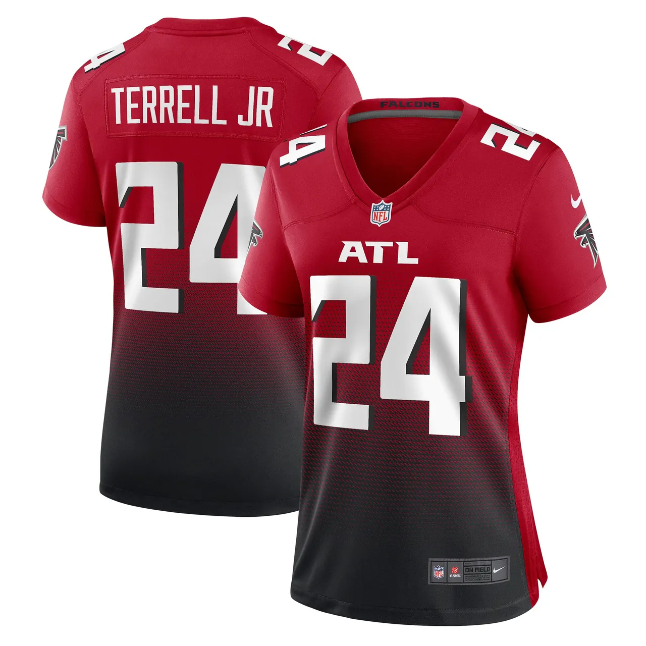 A.J. Terrell Jr. Atlanta Falcons Nike Women's Game Jersey - Red