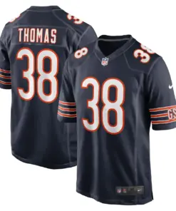 A.J. Thomas Chicago Bears Nike Game Player Jersey - Navy